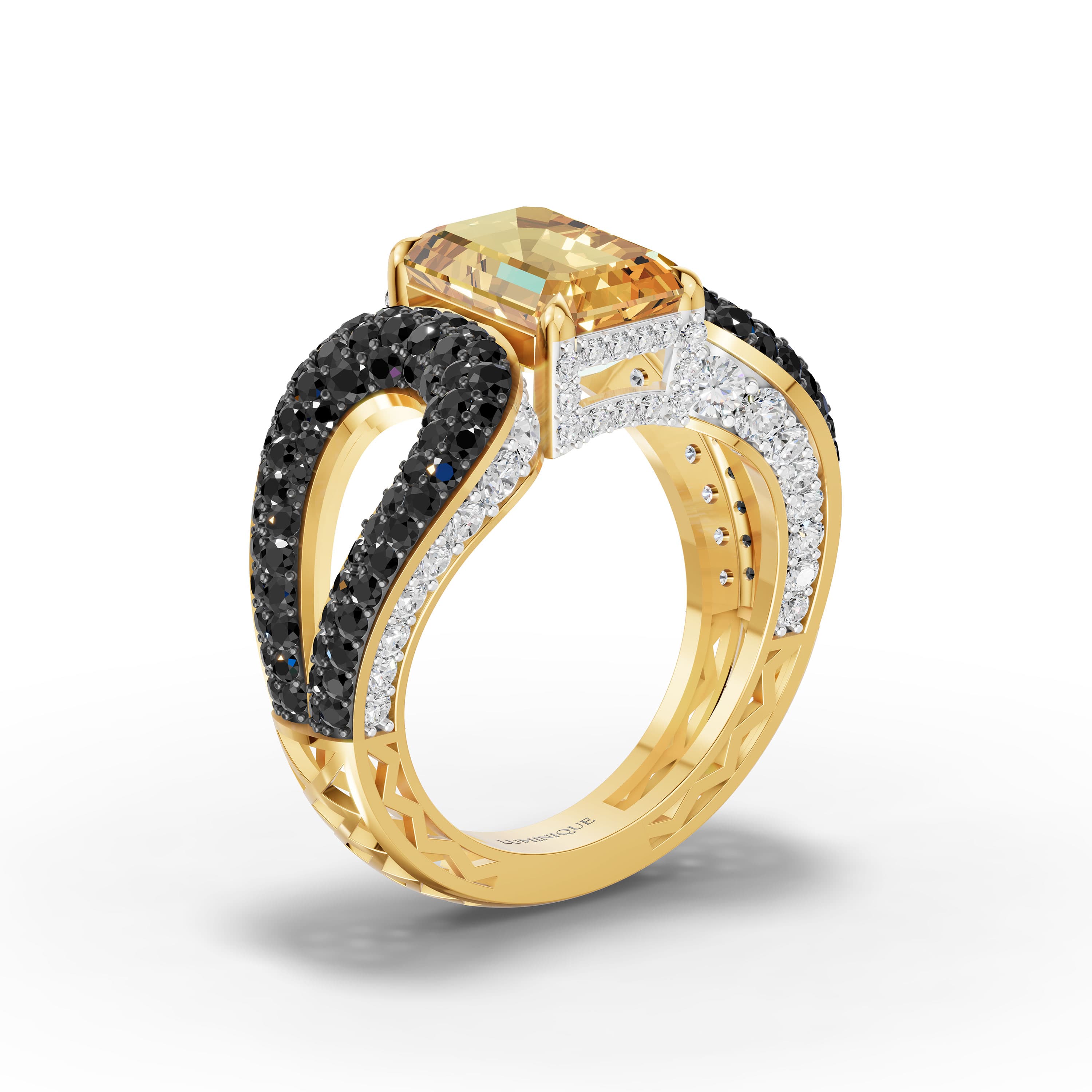 Damask Cluster Ring