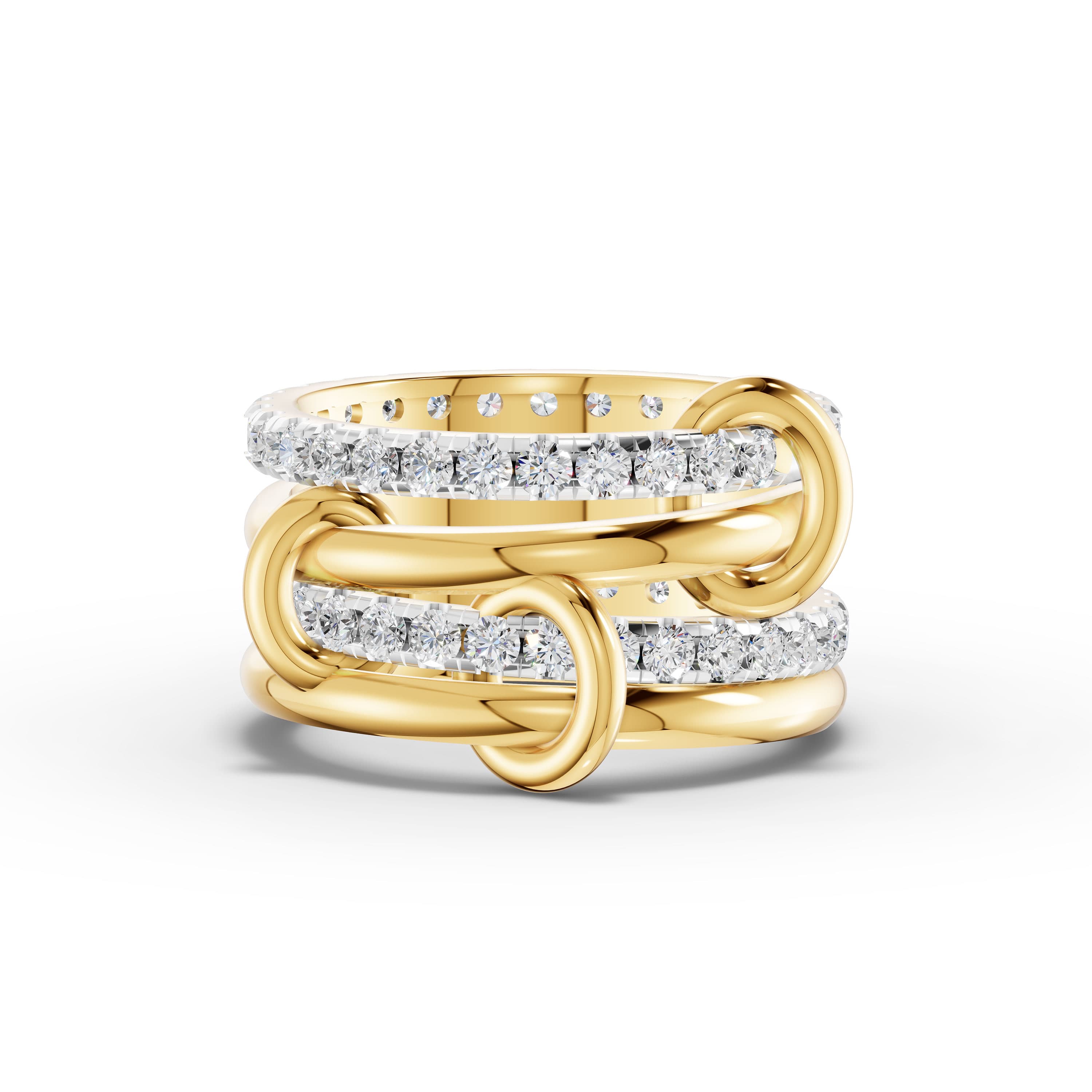 Dahlia Round Cluster Ring