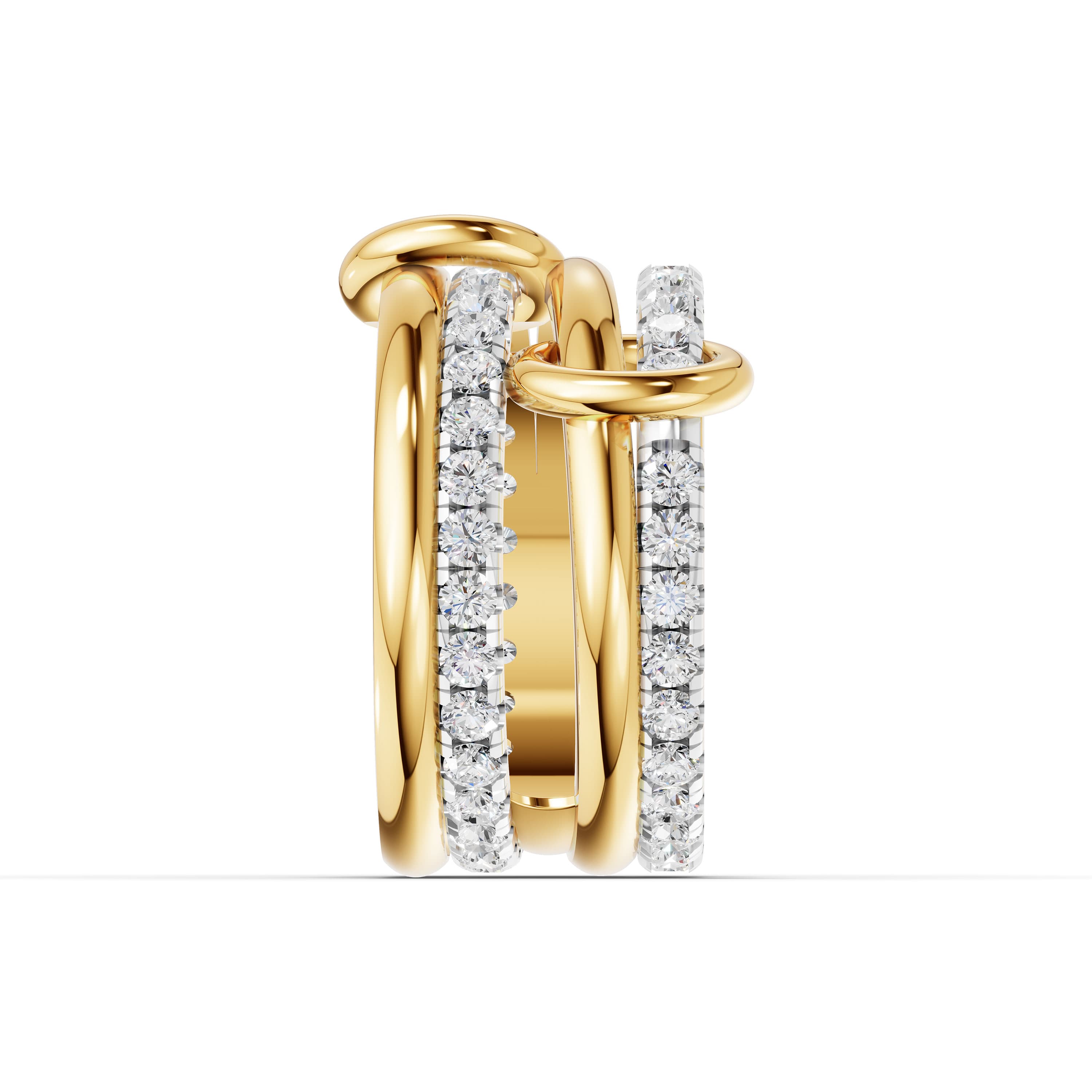 Dahlia Round Cluster Ring